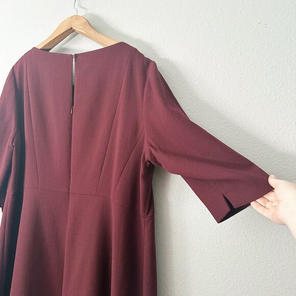 Lafayette 148 New York Mariam Noveau Crepe Dress Women’s plus size 22W NEW - Picture 11 of 11